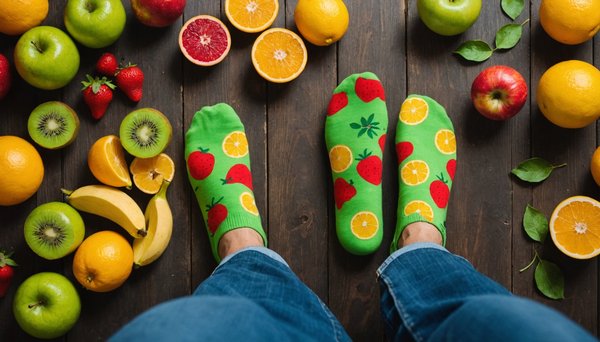 Chaussettes fruit : ajoutez de la couleur à vos pieds !